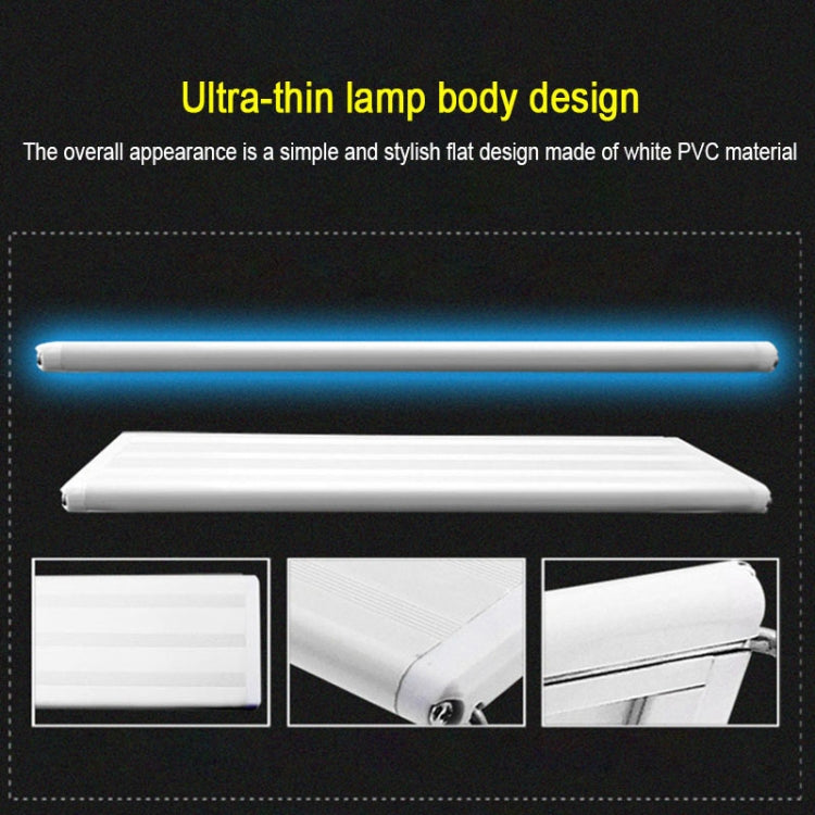 XY-30K Aquarium Glass Fish Tank LED Aquatic Bracket Lamp, US Plug, XY-30K