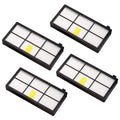4 PCS Universal Replacement Robotic Vacuum Cleaner HEPA Filter for iRobot 870 / 800 / 880 / 960 / 980