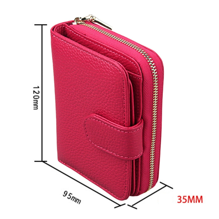 KB132 Female Style Full Grain Cow Leather Multifunctional RFID Wallet/ Card Bag/ Driving License Package