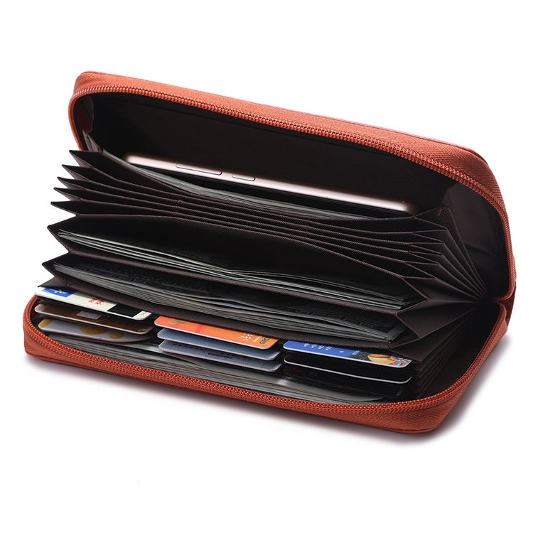 902 Antimagnetic RFID Litchi Texture Women Large Capacity Hand Wallet Purse Phone Bag with Card Slots