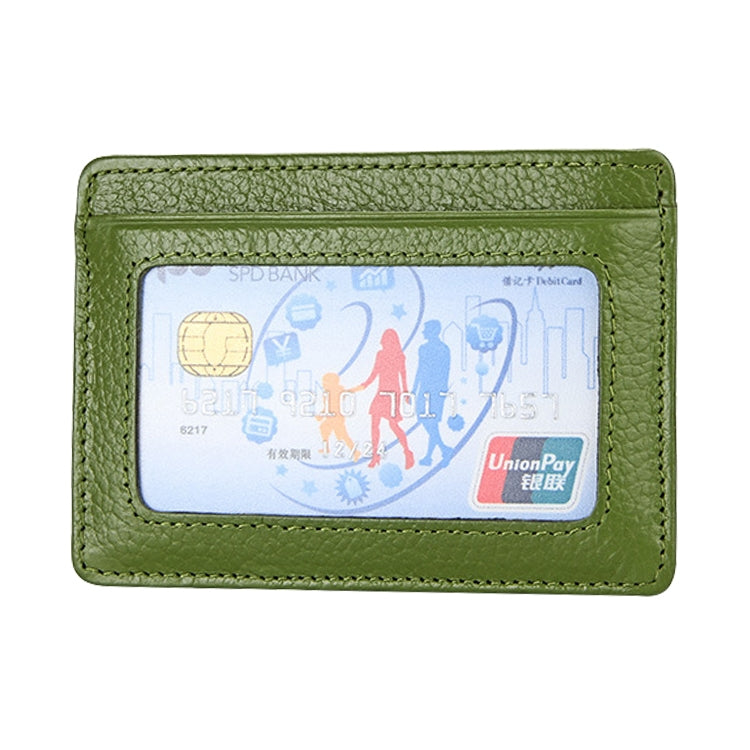 KB37 Antimagnetic RFID Litchi Texture Leather Card Holder Wallet Billfold for Men and Women