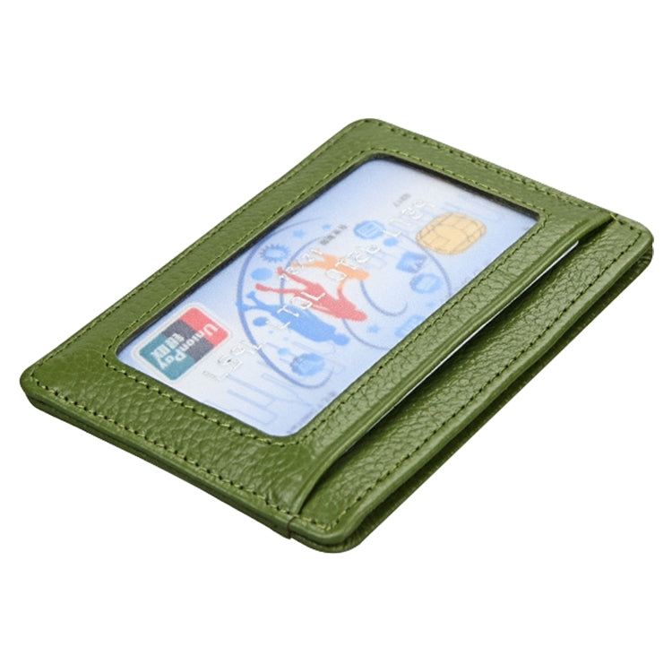 KB37 Antimagnetic RFID Litchi Texture Leather Card Holder Wallet Billfold for Men and Women