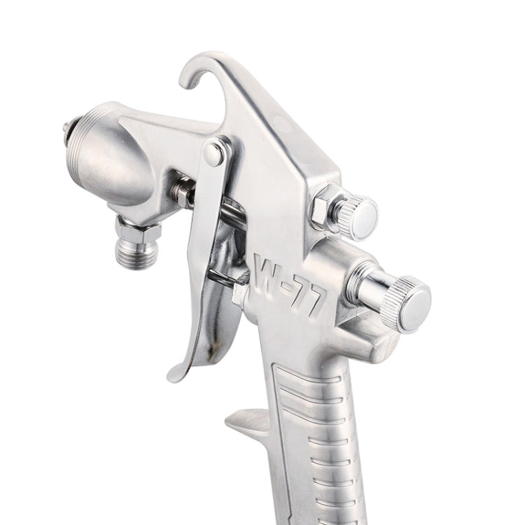 W-77 Paint Spray Gun Sprayer lower Pot Pneumatic Tool for Home Car, Hole diameter: 3mm, Paint Spray Gun