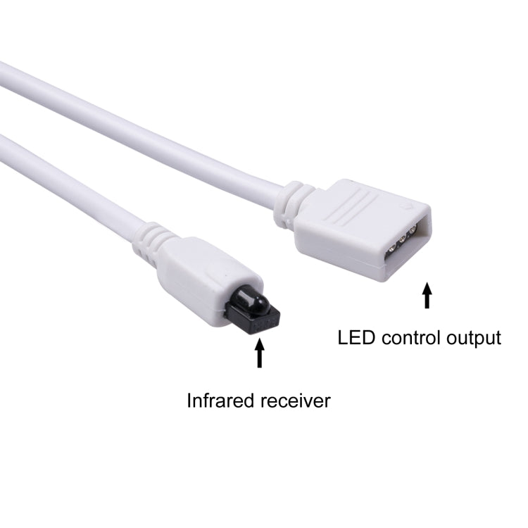 JH-RGB02 DC5.5x2.1mm Interface Bluetooth LED RGB Controller with 24 Keys Remote Controller, JH-RGB02