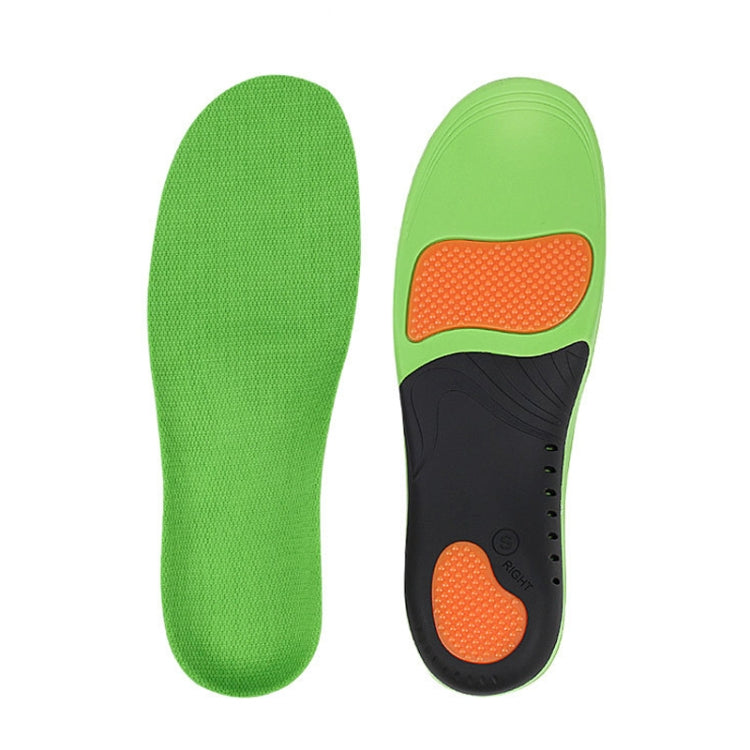 1 Pair 068 Sports Correct Shockproof Massage Arch Of Foot Flatfoot Support Insole Shoe-pad, 068 L (Green Orange Mesh Cloth), 068 XL (Green Orange Mesh Cloth), 068 S (Green Orange Mesh Cloth), 068 XS(Green Orange Mesh Cloth)                             ...