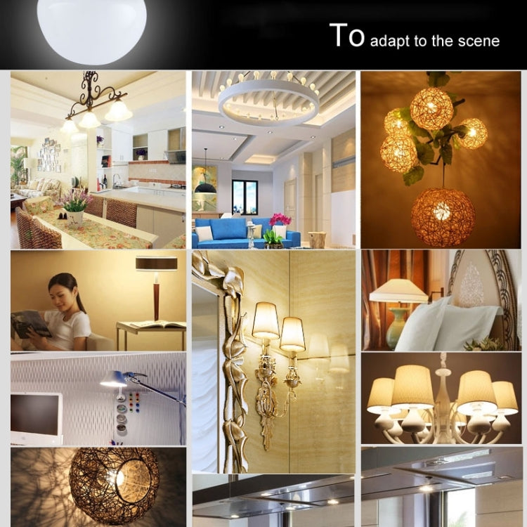 LED Energy-Saving Bulb White Light 6000-6500K AC 85-265V, 3W 270LM, 5W 40LM, 7W 630LM, 9W 810LM, 12W 1080LM, 5W, 15W 1350LM, 18W 1620LM, 20W 1800LM, 9W, 12W