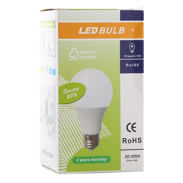 LED Energy-Saving Bulb White Light 6000-6500K AC 85-265V, 3W 270LM, 5W 40LM, 7W 630LM, 9W 810LM, 12W 1080LM, 5W, 15W 1350LM, 18W 1620LM, 20W 1800LM, 9W, 12W