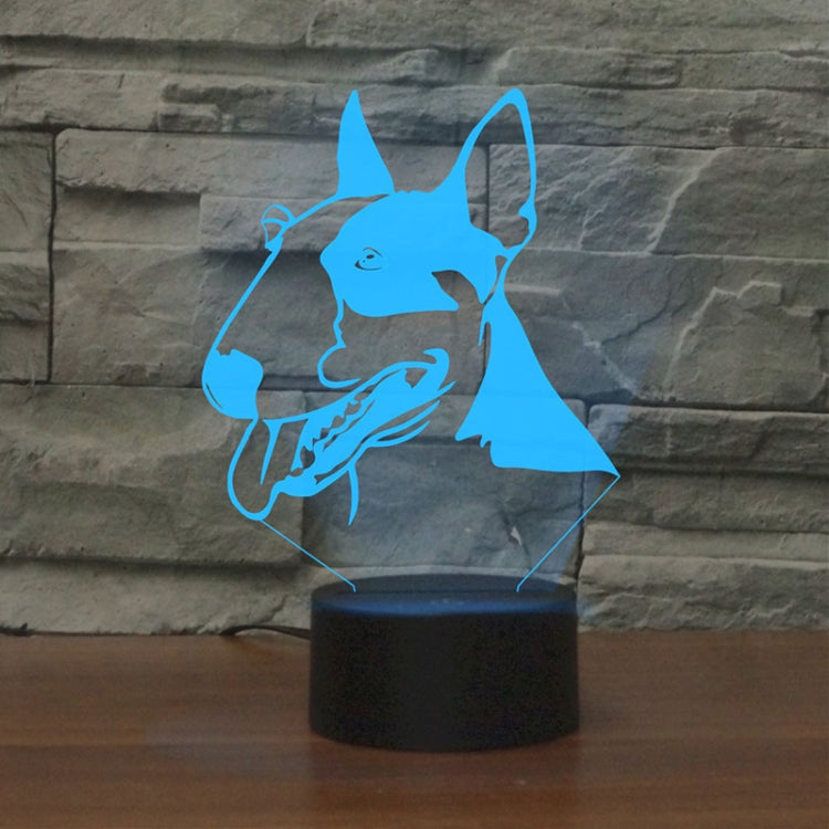 Black Base Creative 3D LED Decorative Night Light,16 Color Remote Control, locomotive 2, Wine Barrel, Cute Dog 6, Karate, Ice Skating 3, Motorcycle Stunt 1, Mushroom 2, Bull Terrier, Diamond Ring, Scepter, Saxophone