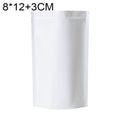 100 PCS/Set Matte Aluminum Foil Snack Stand-up Pouch, 8x12+3cm, 9x13+3cm, 10x15+3cm, 12x20+4cm