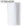 100 PCS/Set Matte Aluminum Foil Snack Stand-up Pouch, 14x20+4cm, 15x22+4cm, 16x24+4cm, 18x26+4cm