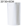 100 PCS/Set Matte Aluminum Foil Snack Stand-up Pouch, 20x30+5cm