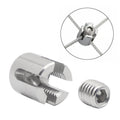 316 Stainless Steel Garden Wire Rope Cross Fixed Clip, M8x2, M10x3, M12x4, M12x5, M12x6, M16x8