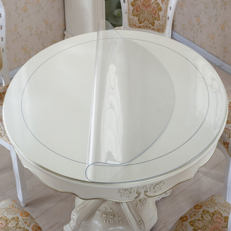 Transparent Soft Glass Tablecloth Household Waterproof Tablecloth PVC Table Mat, Thickness: 1mm, 80x135cm, 85x135cm, 85x140cm, 90x120cm, 90x130cm, 90x135cm