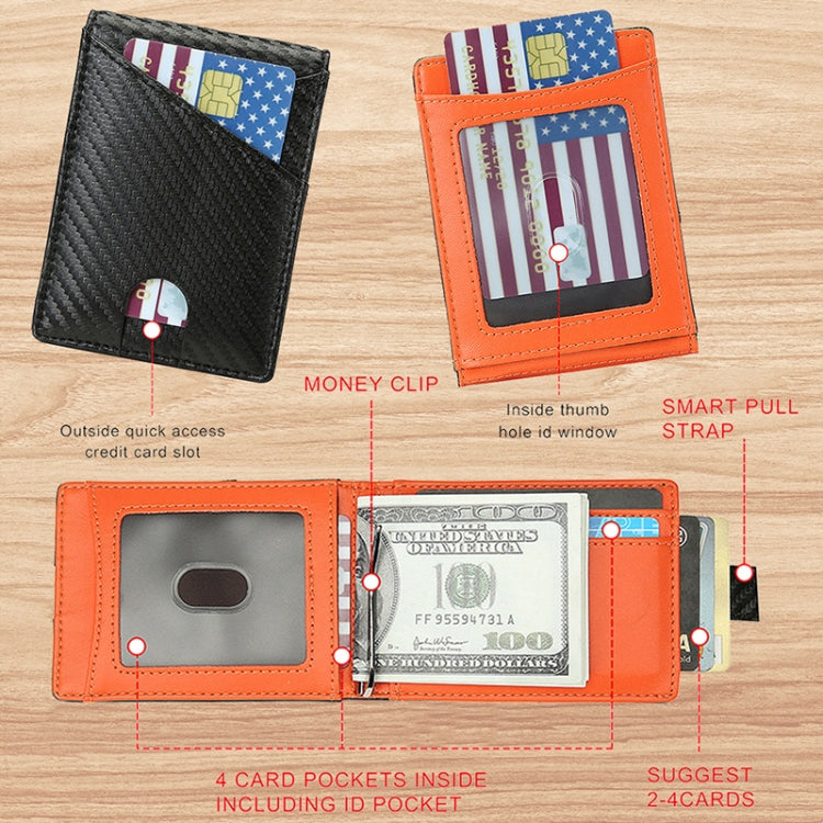 W2108A1 Carbon fiber Business Wallet For Men