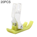 20 PCS Sewing Machine Parts Oxford Presser Feet, Ordinary Style, with Copper Sheet, Wear-resistant, Wear-resistant Thickened