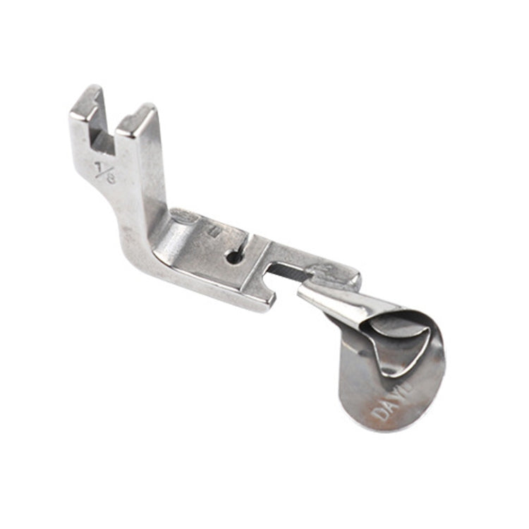 Sewing Machine Rolls Cloth Edge Presser Foot Silk Chiffon Skirt Hem Curled Pull Tube, 1/8(0.3CM), 3/16(0.5CM), 1/4(0.6M)