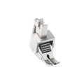 AA11 Sew Machine Flat Sewing Machine Adjustable Pressure Presser Roller Press Foot Accessories, Iron Wheel, Rubber Wheel, Twist Wheel, Plastic Wheel