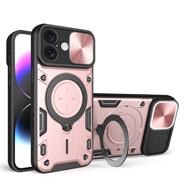 CD Texture Sliding Camshield Magnetic Holder Phone Case, For iPhone 16, For iPhone 15 Pro Max, For iPhone 15 Pro, For iPhone 15 Plus, For iPhone 15, For iPhone 14 Plus, For iPhone 14, For iPhone 14 Pro