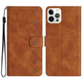 Seven Butterflies Embossed Leather Phone Case, For iPhone 14 Pro Max, For iPhone 13 Pro Max, For iPhone 13 Pro, For iPhone 13, For iPhone 13 mini, For iPhone 12, For iPhone 12 Pro Max, For iPhone 12 Pro