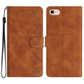 Seven Butterflies Embossed Leather Phone Case, For iPhone 16e / 17e, For iPhone 17 Pro Max, For iPhone 17 Pro, For iPhone 17, For iPhone Air, For iPhone 16 Pro Max, For iPhone 16 Pro, For iPhone 16 Plus