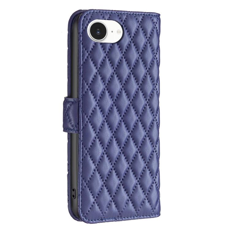 Diamond Lattice Wallet Flip Leather Phone Case, For iPhone 17e / 16e, For iPhone 17 Pro Max, For iPhone 17 Pro, For iPhone 17, For iPhone Air, For iPhone 16 Pro Max, For iPhone 16 Pro, For iPhone 16 Plus
