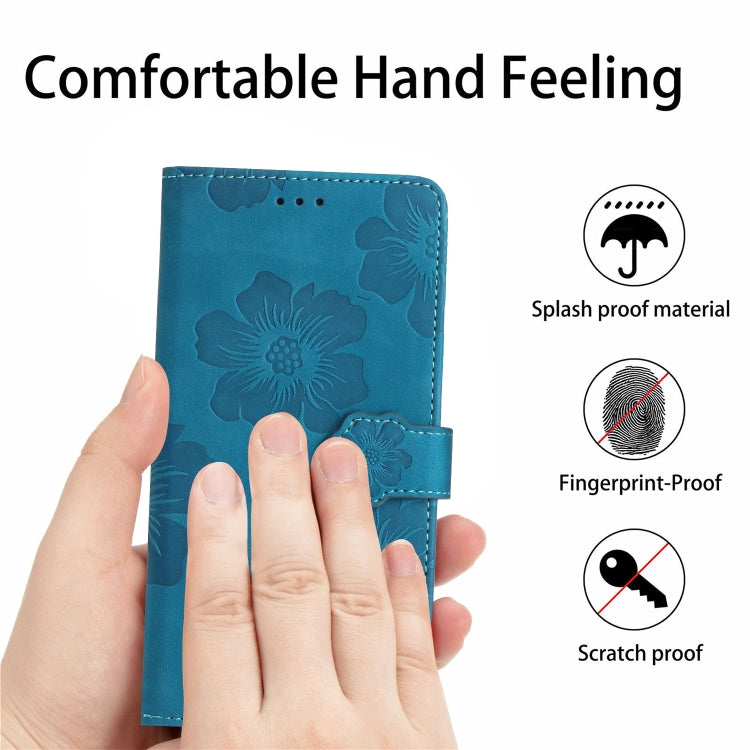 Flower Embossing Pattern Leather Phone Case, For iPhone 13 Pro, For iPhone 13