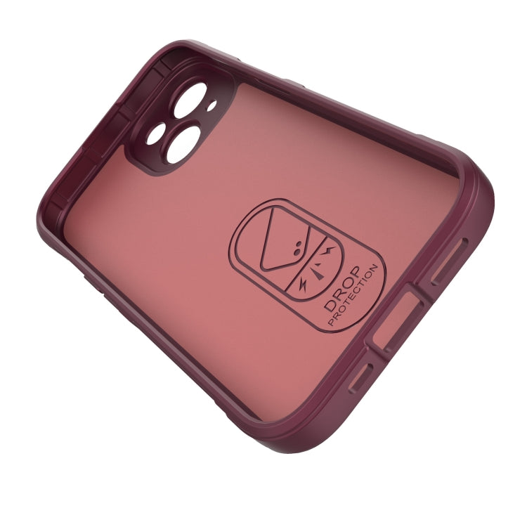 Magic Shield TPU + Flannel Phone Case, For iPhone 15