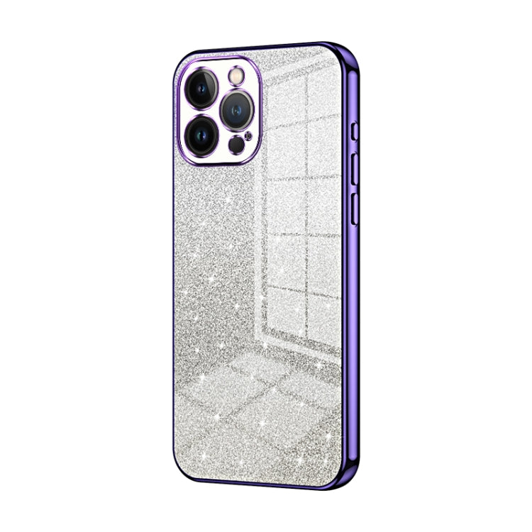 Gradient Glitter Powder Electroplated Phone Case, For iPhone 13 Pro Max, For iPhone 13 Pro, For iPhone 13, For iPhone 12, For iPhone 12 Pro Max, For iPhone 12 Pro