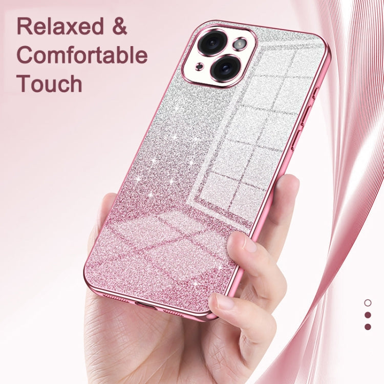 Gradient Glitter Powder Electroplated Phone Case, For iPhone 11 Pro Max, For iPhone 11, For iPhone 11 Pro, For iPhone X / XS, For iPhone XR, For iPhone XS Max
