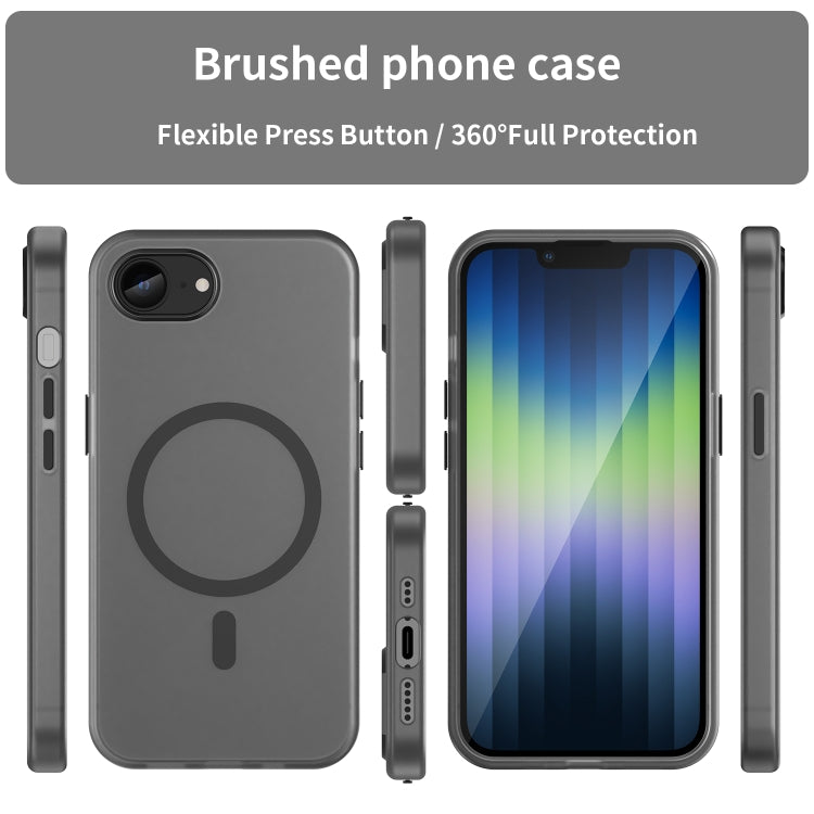 MagSafe Frosted Translucent TPU + PC Full Coverage Phone Case, For iPhone 17e / 16e, For iPhone 17 Pro Max, For iPhone 17 Pro, For iPhone 17, For iPhone Air, For iPhone 16 Pro Max