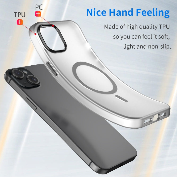MagSafe Frosted Translucent TPU + PC Full Coverage Phone Case, For iPhone 15 Plus, For iPhone 15, For iPhone 14 Plus, For iPhone 14, For iPhone 14 Pro