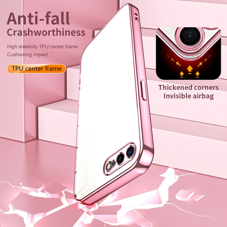 Transparent Plating Fine Hole Phone Case, For iPhone 8 Plus / 7 Plus