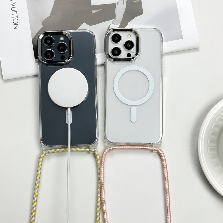 MagSafe Magnetic PC + TPU Phone Case with Lanyard, For iPhone Air, For iPhone 16 Pro Max, For iPhone 16 Pro, For iPhone 16 Plus