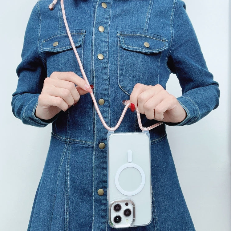 MagSafe Magnetic PC + TPU Phone Case with Lanyard, For iPhone 15, For iPhone 14 Plus, For iPhone 14, For iPhone 14 Pro