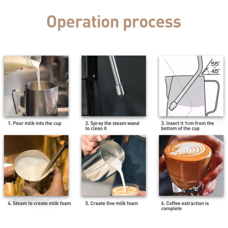 Stainless Steel Milk Frother Coffee Machine Steam Nozzle, For Barsetto, 3-hole, For Barsetto, 4-hole, For Delonghi 9 Serie, Single-hole, For Delonghi 9 Serie, 3-hole, For Delonghi Stainless Steel, For Gemilai, 3-hole, For Gaggia, 3-hole