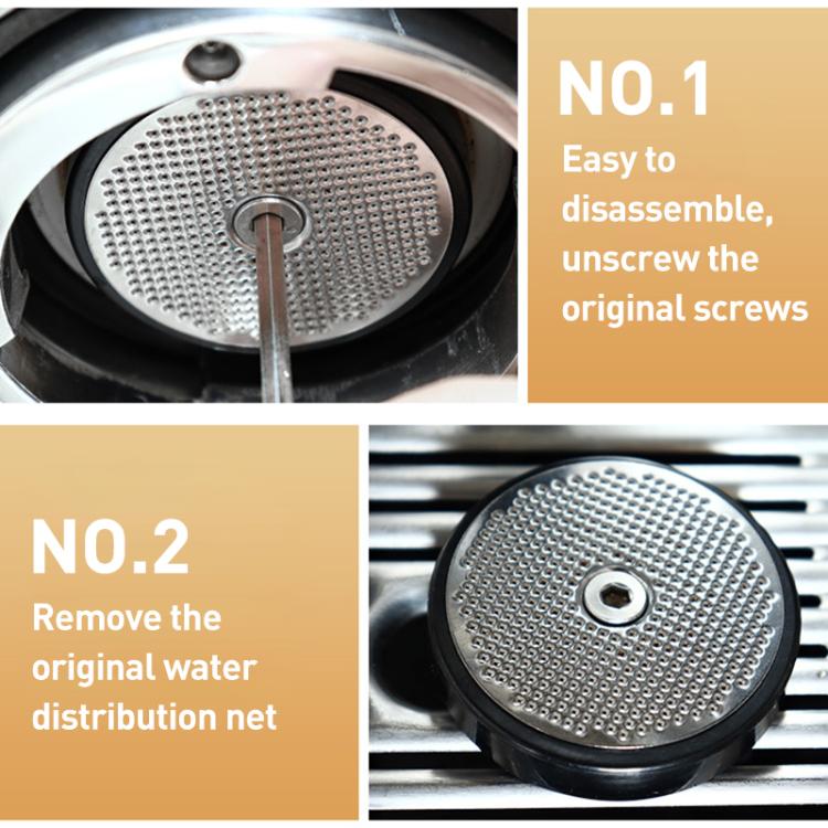 Stainless Steel Shower Screen Espresso Extraction Filter Mesh for Breville 980 / 990, For Breville 980 / 990