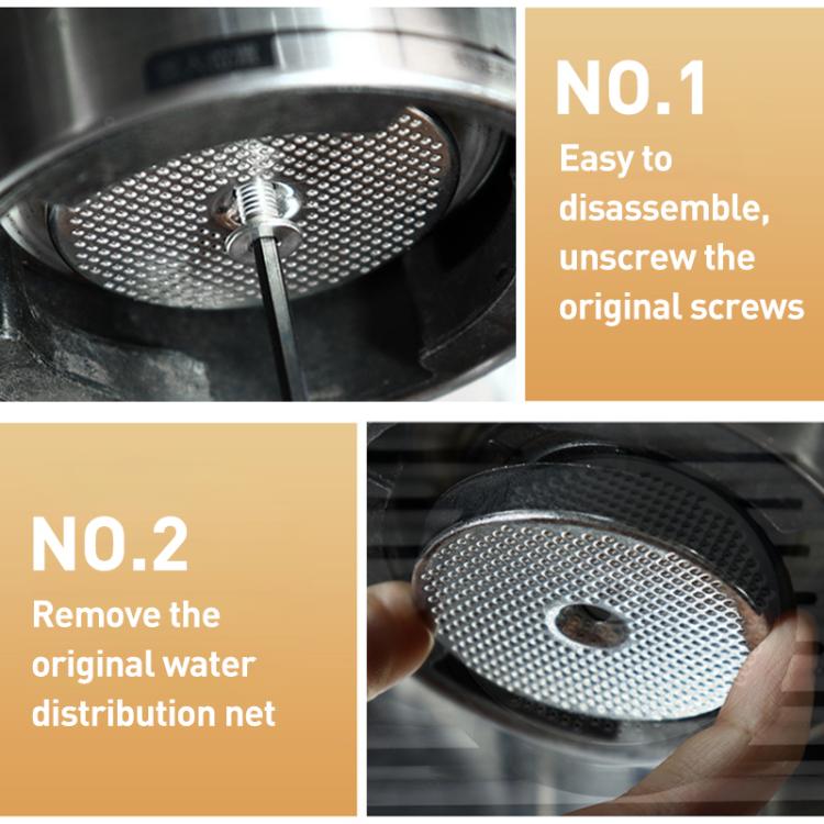 Stainless Steel Shower Screen Espresso Extraction Filter Mesh for Breville 8 Series, For Breville 8 Series