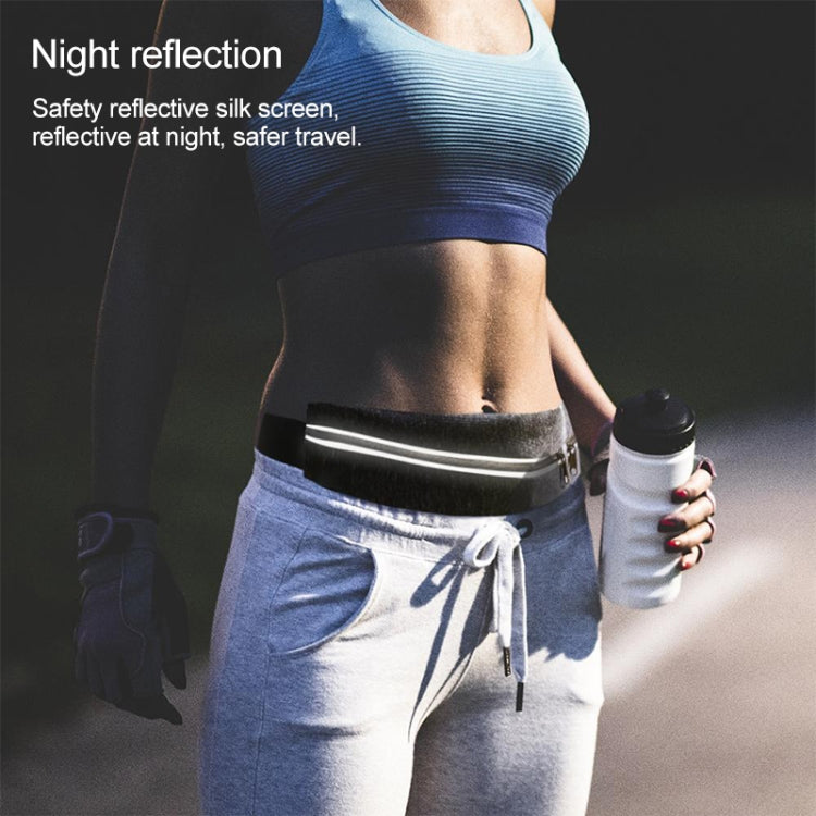 YS13 Outdoor Sport Waterproof Waist Bag Invisible Anti-theft Mobile Phone Storage Bag, without Earphone Hole, with Earphone Hole