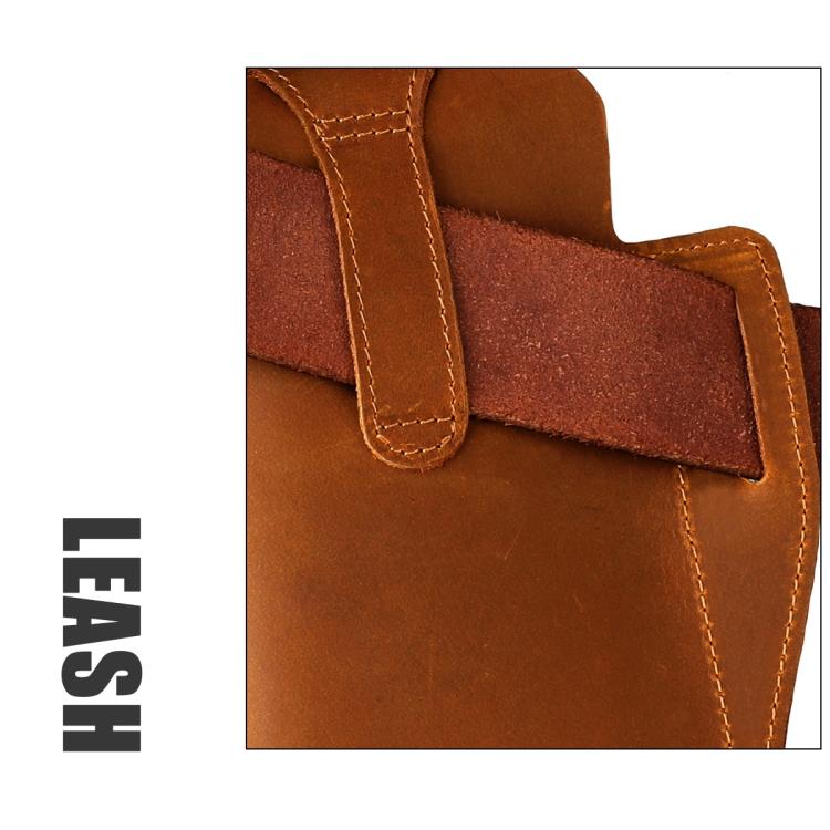 Vintage Genuine Leather Men Waist Bag Outdoor Sports Mobile Phone Belt Pouch
