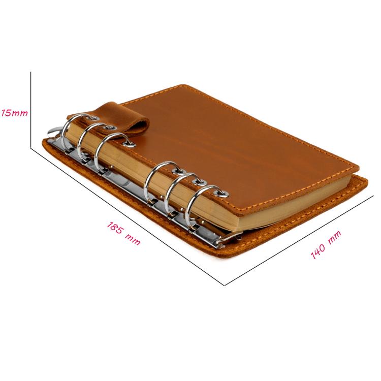 Vintage Genuine Leather Notebook Detachable Loose-Leaf Travel Account Book