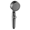 Three Setting Adjustable Filter Pressurized Shower Head Shower Nozzle with One Button Water Stop Switch