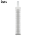 5pcs/Set Shower Head PP Cotton Skin Beautifying Water Filter Cartridge, 16.5 x 2.6cm