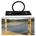 5 Pack Rope Fixing Ring Brackets Decorative Rope Wall / Ceiling Mount Hooks, FS-24125