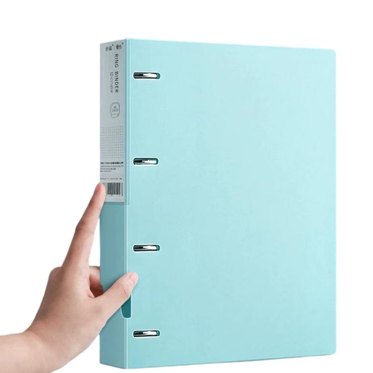A4 Thickened Four-hole Document Storage Binder Folder, Blue, Pink, Purple, Green, Blue with 50 Pages Inner Pocket, Purple with 50 Pages Inner Pocket, Pink with 50 Pages Inner Pocket, Green with 50 Pages Inner Pocket, Blue with Hole Puncher             ...