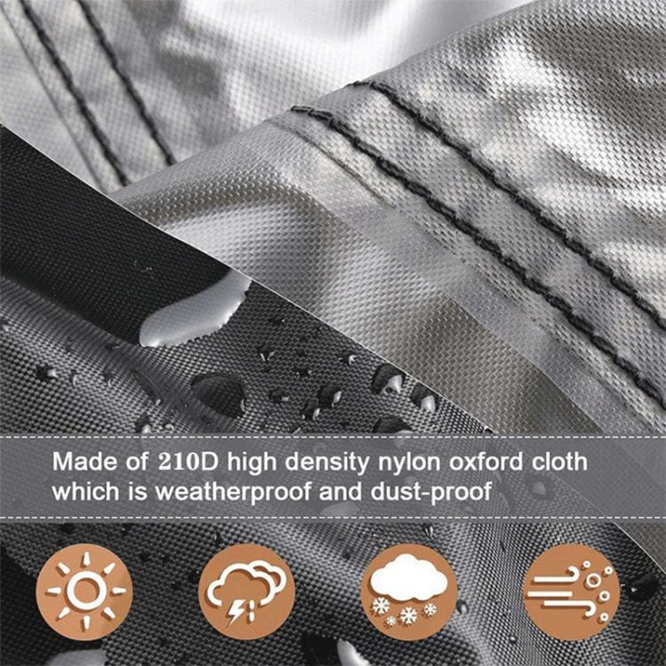 Weatherproof Cover for Wooden Double Chaise Lounge Outdoor Patio Furniture Protector, FS-24117