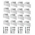16 Pack Reusable Metal Universal Window Panel Fastener Hurricane-Resistant Plywood Mounting Clips, FS-2484