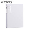 A4 Translucent Inner Pocket Document Storage Folder, 20 Pockets, 30 Pockets, 40 Pockets, 60 Pockets, 100 Pockets