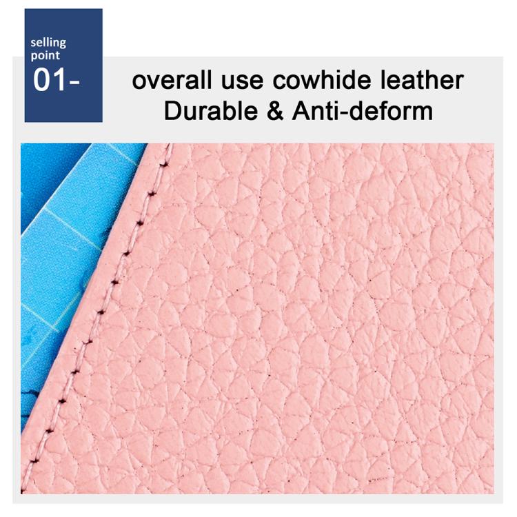 KB20 RFID Genuine Leather Zipper Coin Card Bag