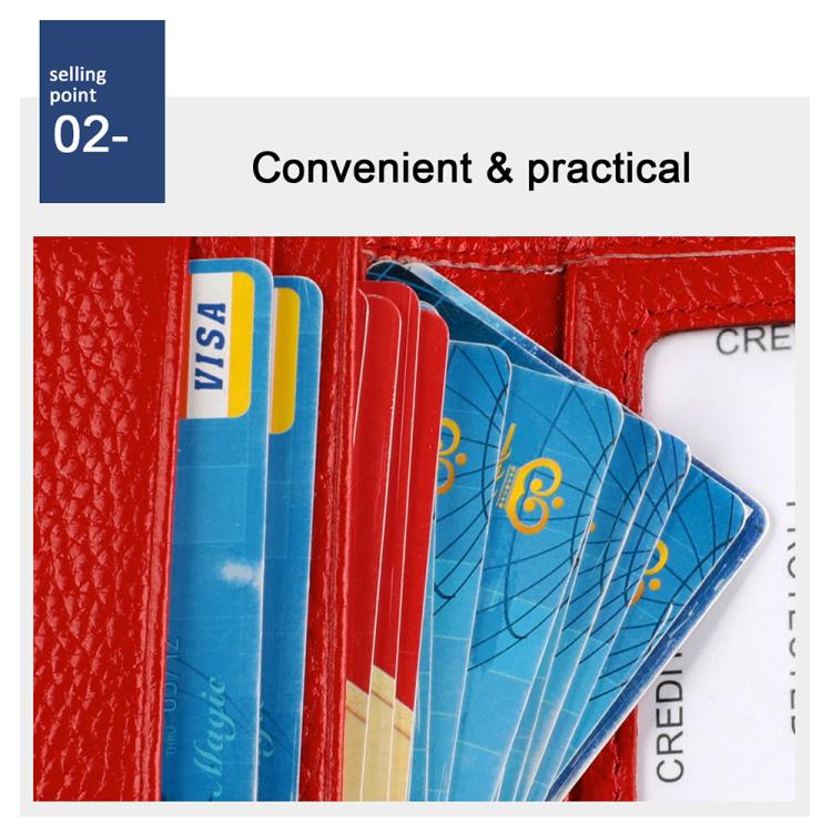 KB150 RFID Anti-theft Genuine Leather Business Card Bag