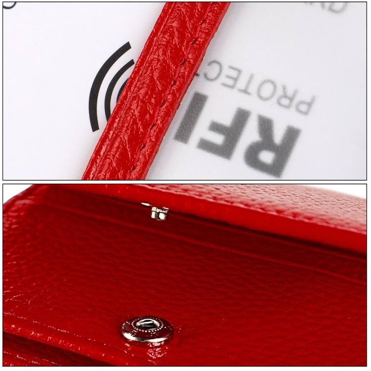 KB150 RFID Anti-theft Genuine Leather Business Card Bag